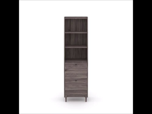 Posner narrow outlet standard bookcase